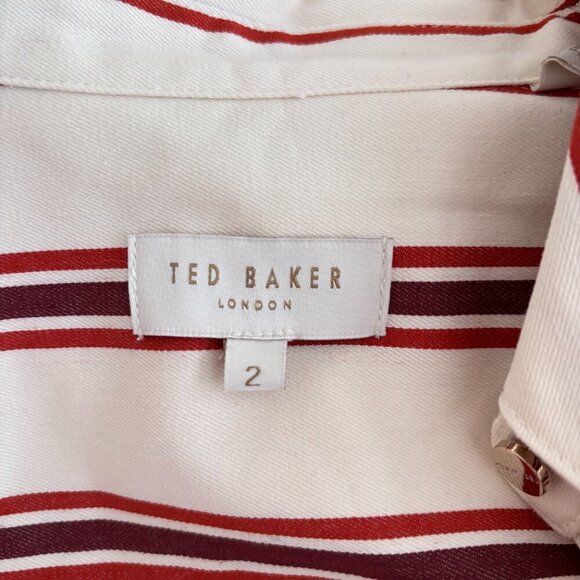Ted Baker Kaate Striped Shirt Dress - Picture 11 of 11